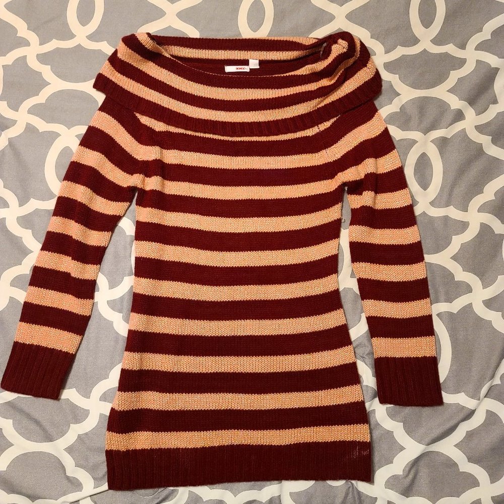 Bongo Pink/Cream Sweater